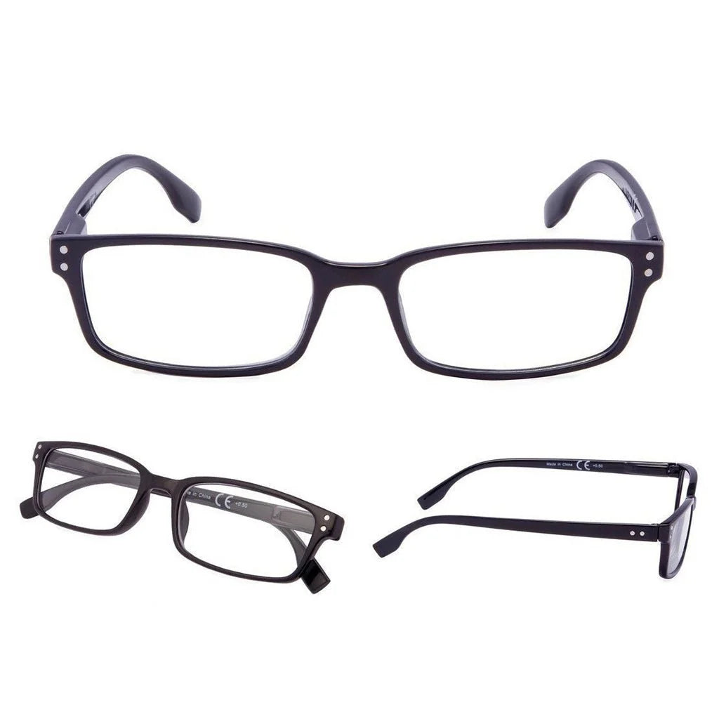 4 Pack Classical Spring-Hinges Reading Glasses R097