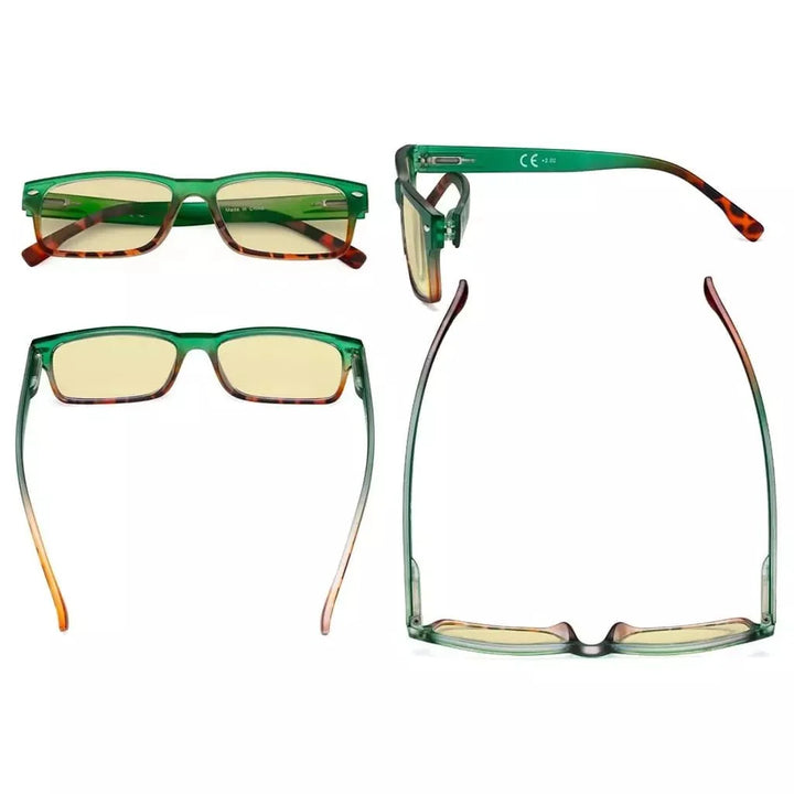 4 Pack Colorful Blue Light Blocking Reading Glasses TM108D