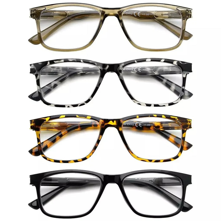 4 Pack Design Reading Glasses Chic Readers R005N