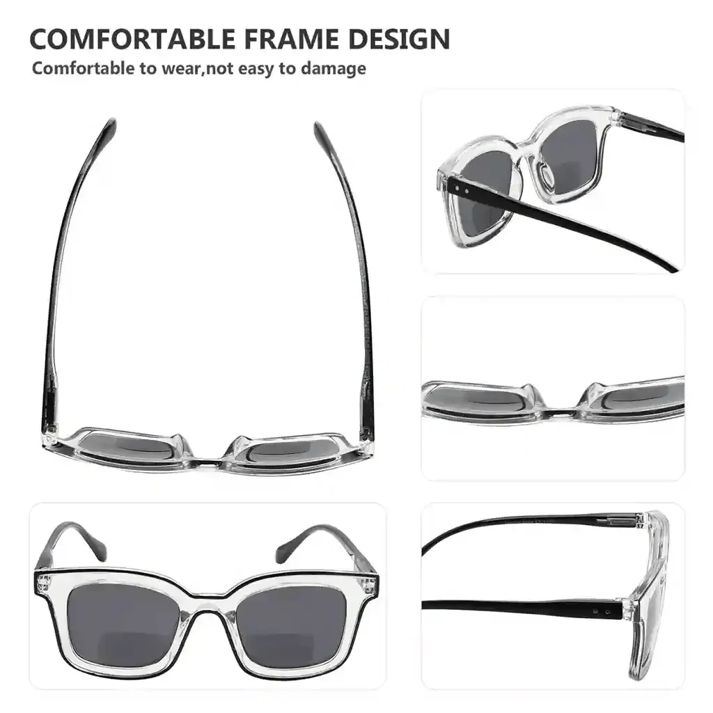 4 Pack Double Color Frame Bifocal Sunglasses SBR2105