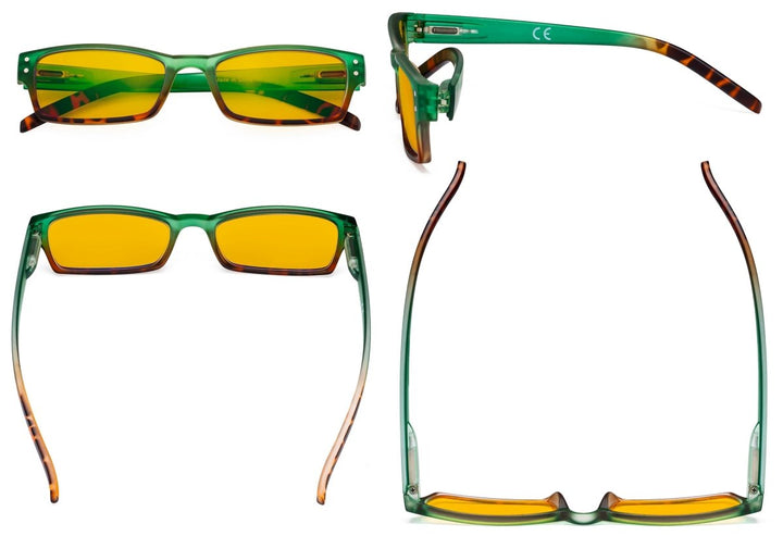 4 Pack Blue Light Blocking Reading Glasses HP012D