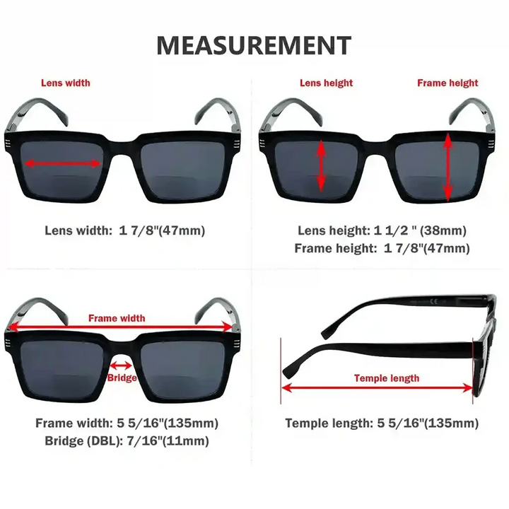 4 Pack Fashion Bifocal Reading Sunglasses SBR2027