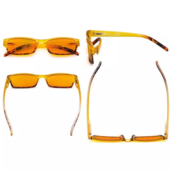 4 Pack Fashion Blue Light Blocking Reading Glasses DS012D
