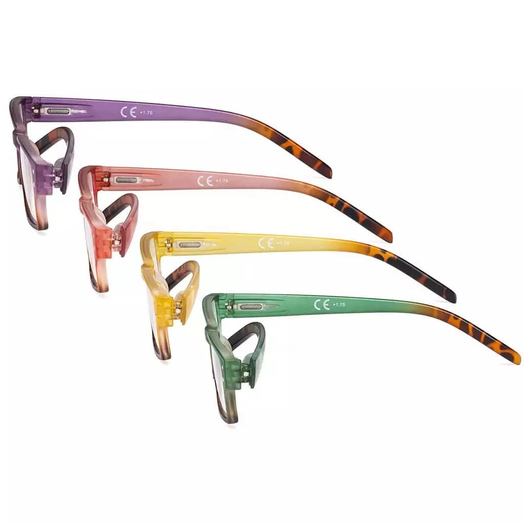 4 Pack Fashion Reading Glasses R012D