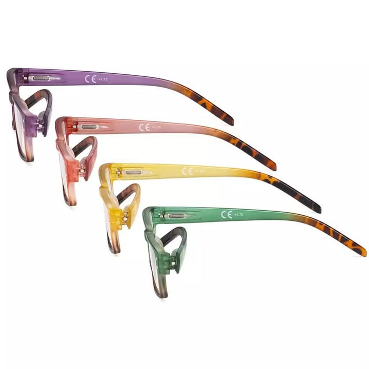 4 Pack Fashion Reading Glasses R012D