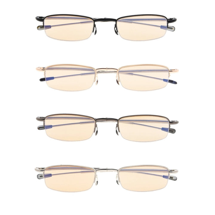 4 Pack Folding Blue Light Filter Readers Telescopic Arms CG1710