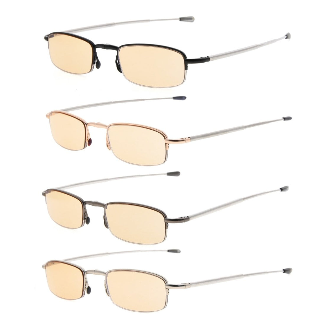 4 Pack Folding Blue Light Filter Readers Telescopic Arms CG1710