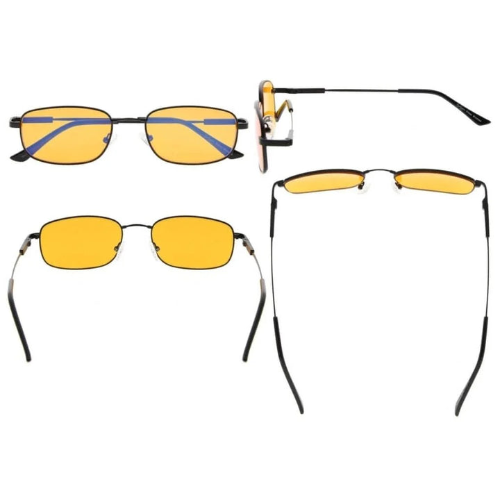 4 Pack Full Rim Blue Light Blocking Reading Glasses DS1703