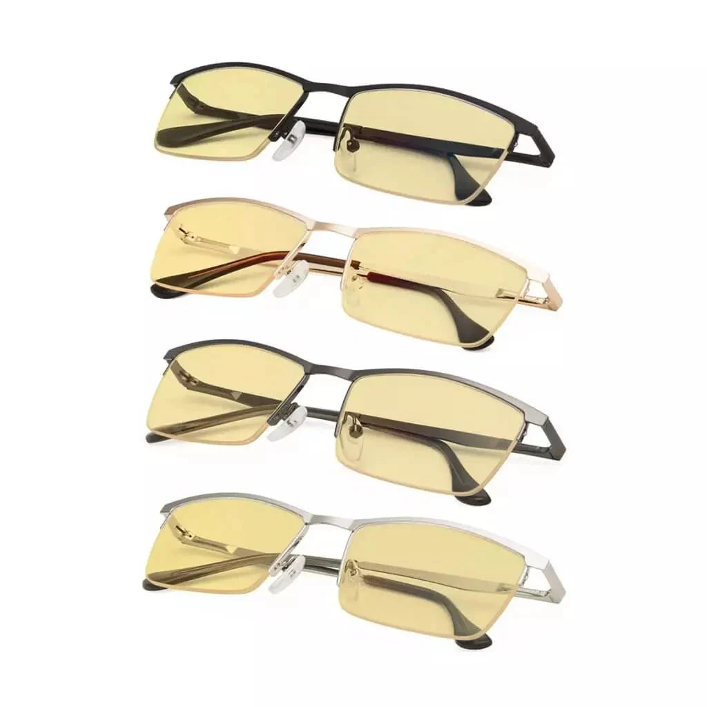 4 Pack Half-rim Blue Light Blocking Reading Glasses HPCG1614