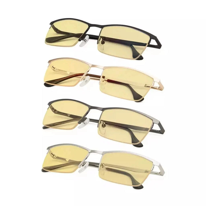 4 Pack Half-rim Blue Light Blocking Reading Glasses HPCG1614