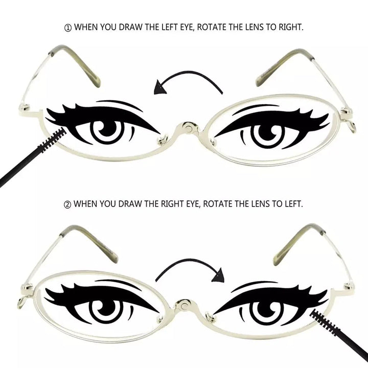 4 Pack Ladies Makeup Readers Magnifying Flip Down R1607
