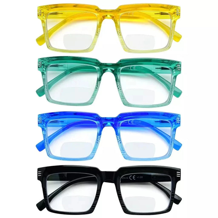 4 Pack Ladies Stylish Bifocal Reading Glasses BR2027