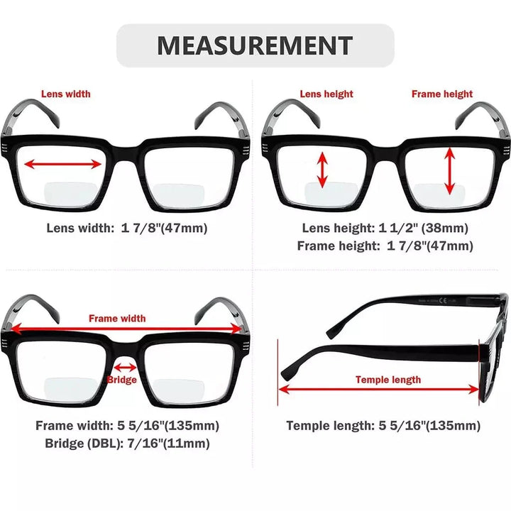 4 Pack Ladies Stylish Bifocal Reading Glasses BR2027