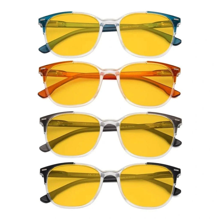 4 Pack Modern Blue Light Blocking Glasses HP9001C