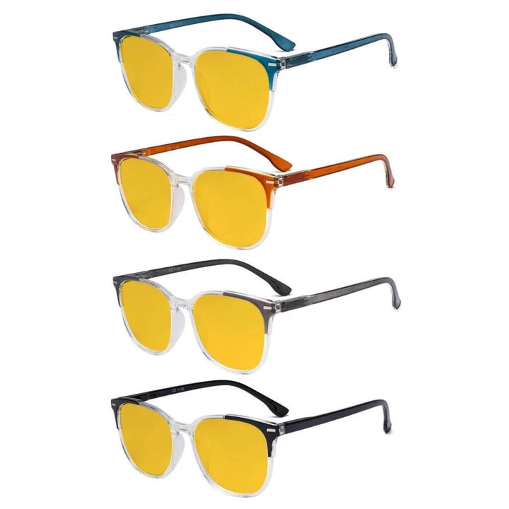 4 Pack Modern Blue Light Blocking Glasses HP9001C