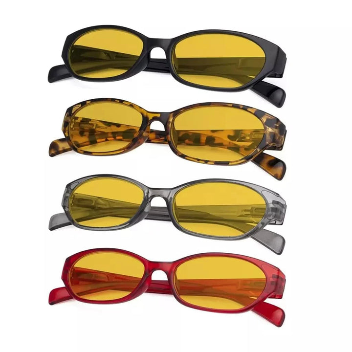 4 Pack Oval Blue Light Blocking Reading Glasses HP9101