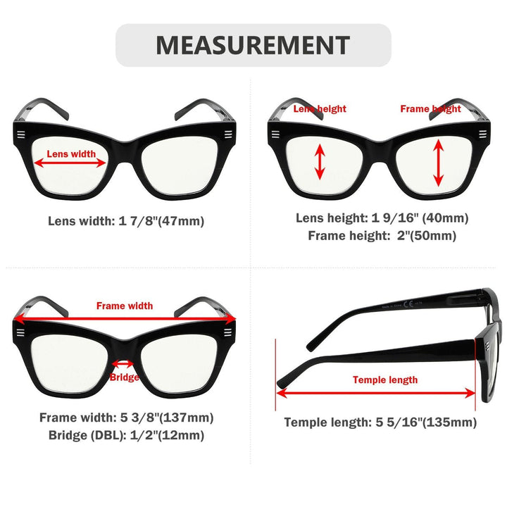 4 Pack Leopard Print Stylish Multifocus Reading Glasses M2111
