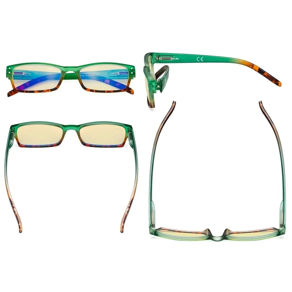 4 Pack Reading Glasses Cute Blue Light Blocking Women TM012D