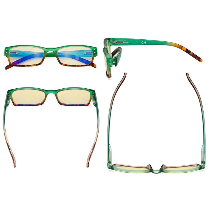 4 Pack Reading Glasses Cute Blue Light Blocking Women TM012D