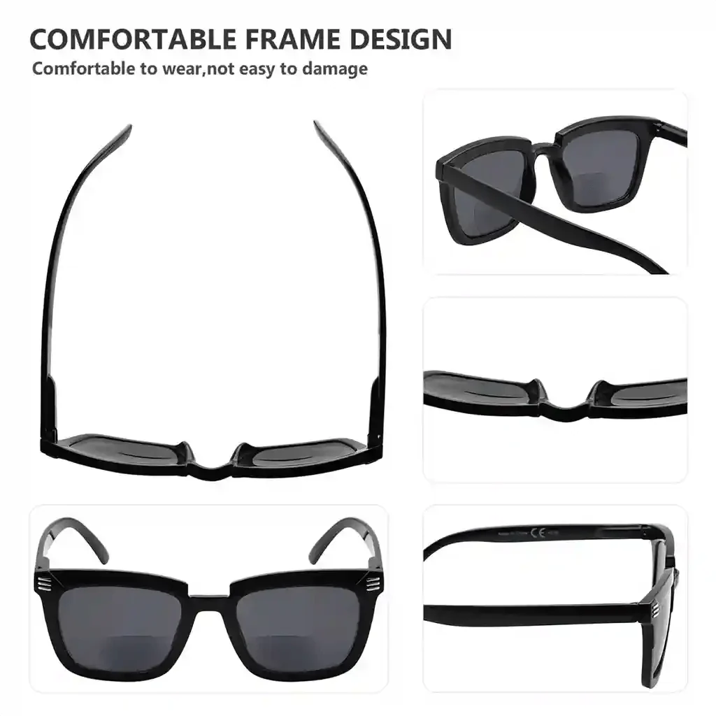 4 Pack Rectangle Bifocal Reading Sunglasses SBR2109