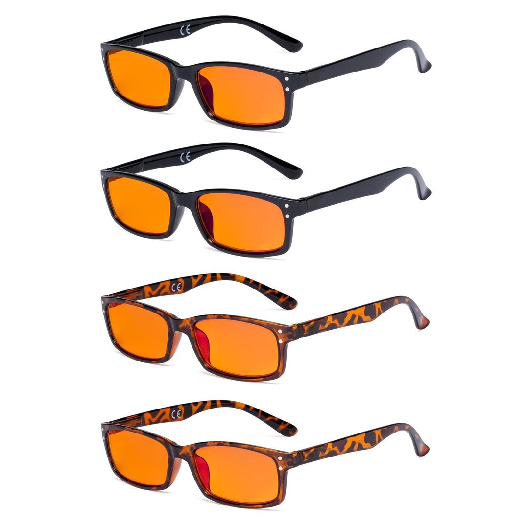 4 Pack Blue Light Blocking Reading Glasses