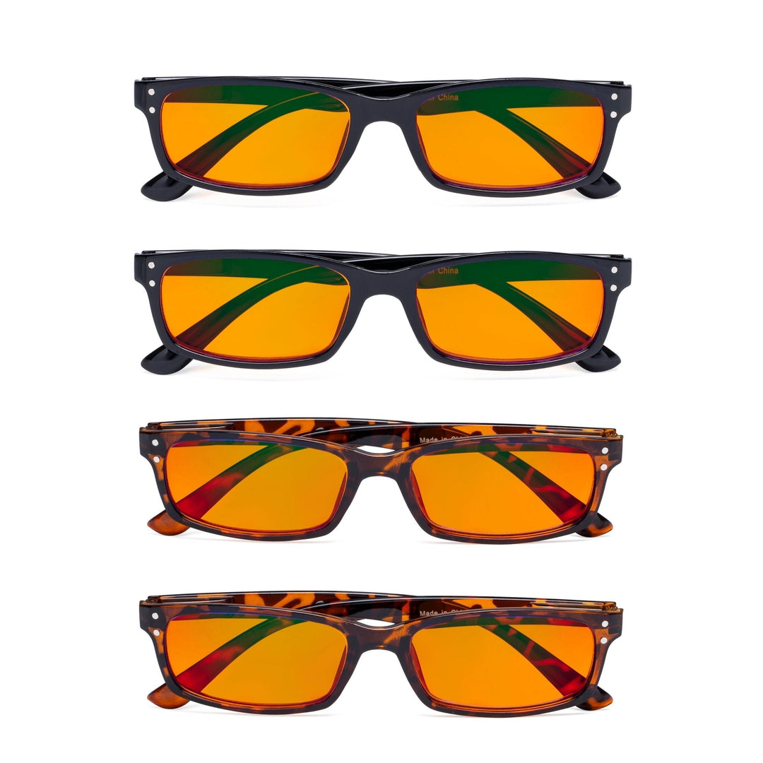 4 Pack Blue Light Blocking Reading Glasses