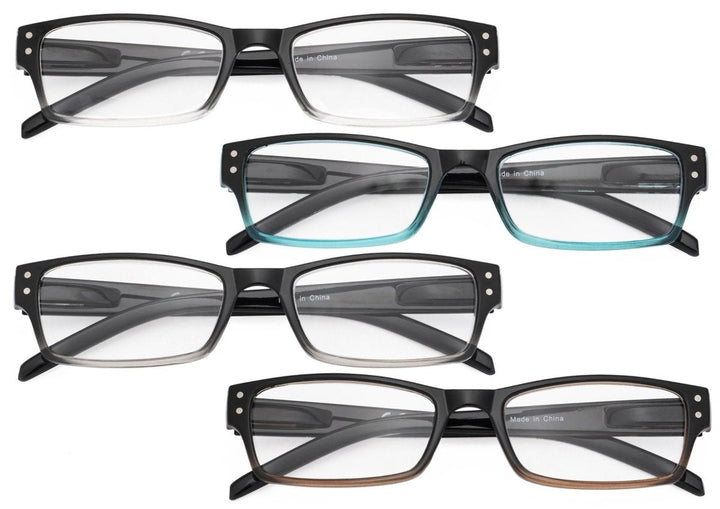4 Pack Reading Glasses R012B