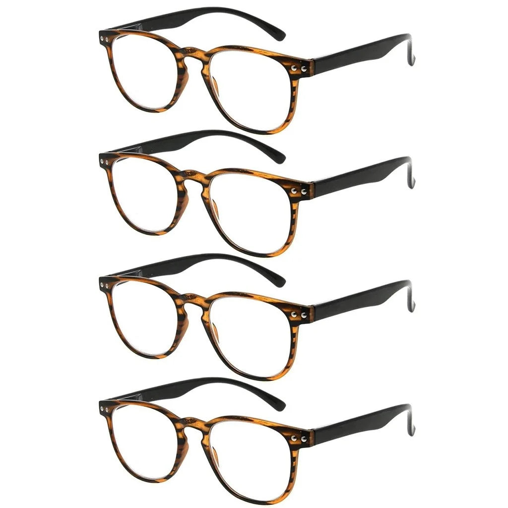 4 Pack Round Reading Glasses R060