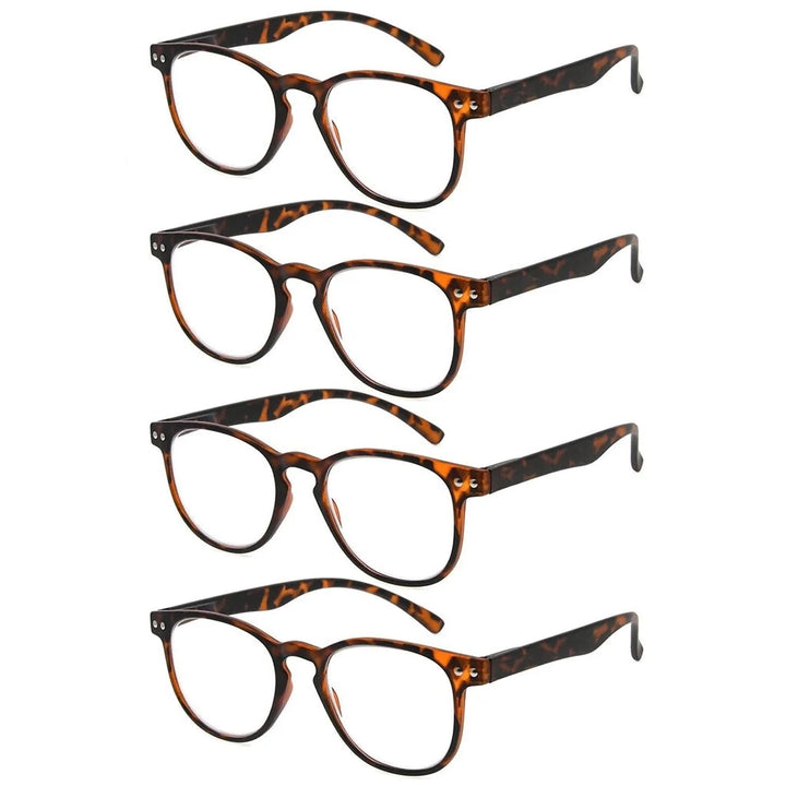 4 Pack Round Reading Glasses R060