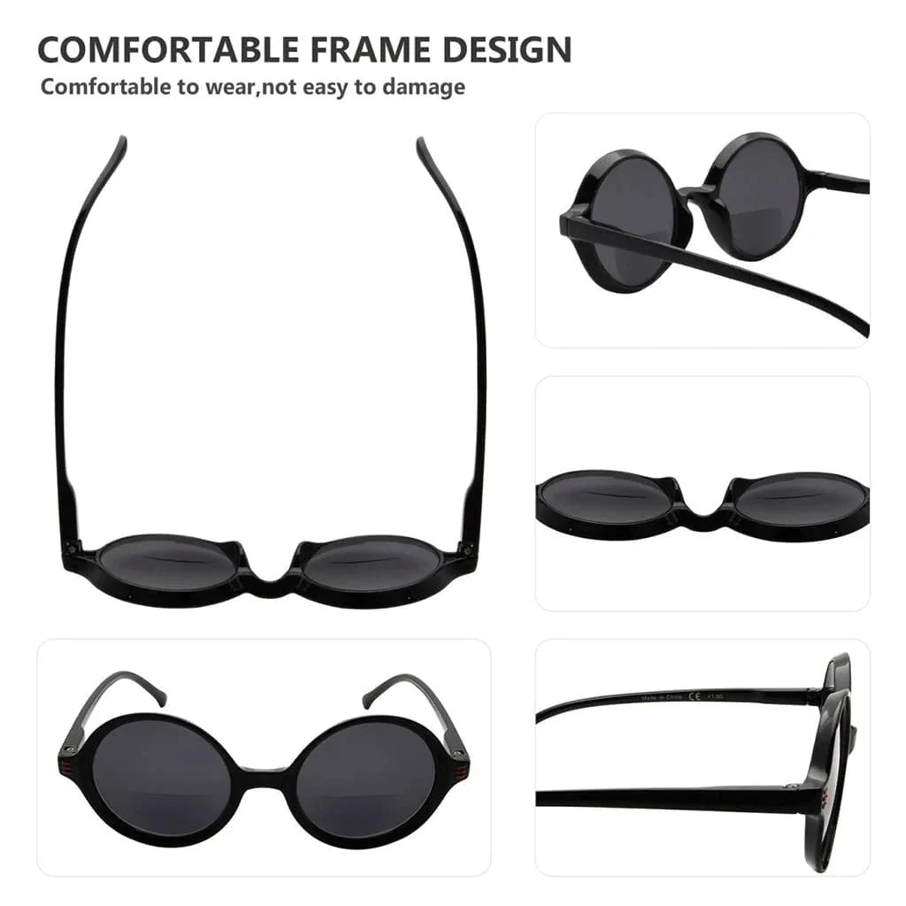 4 Pack Round Stylish Bifocal Reading Sunglasses SBR2025