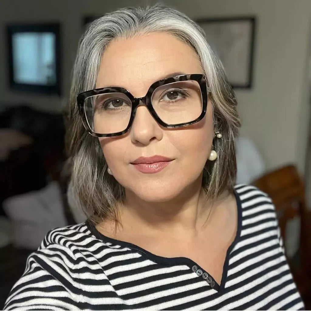 4 Pack Reading Glasses Large Frame Square Readers R2014