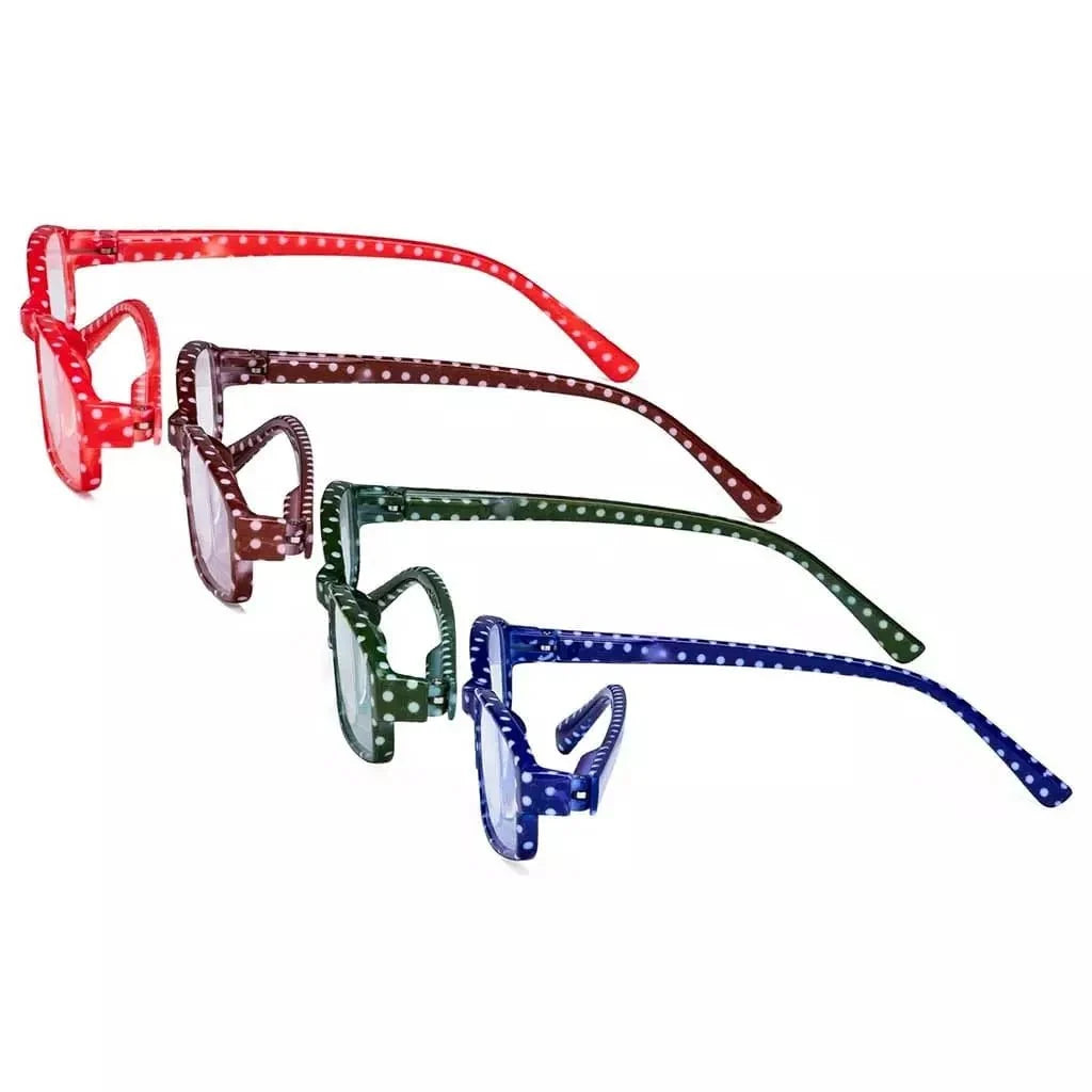 4 Pack Small Lens Colorful Reading Glasses R908PB