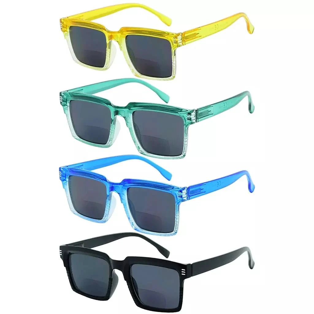 4 Pack Stylish Bifocal Reading Sunglasses SBR2027