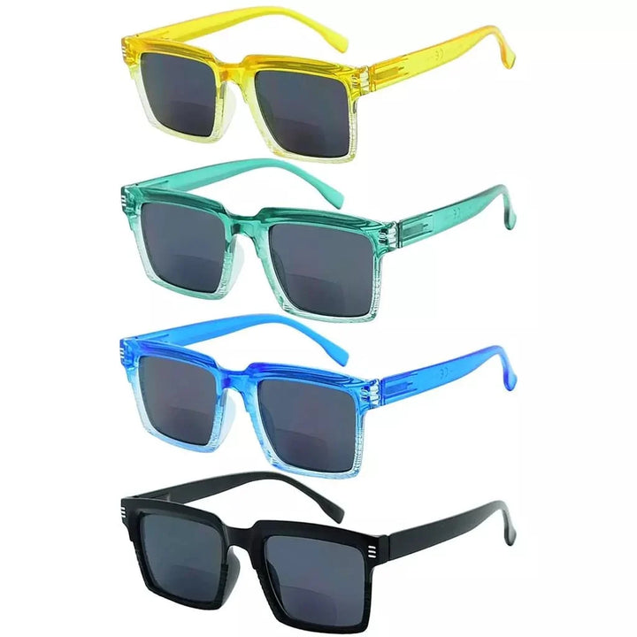 4 Pack Stylish Bifocal Reading Sunglasses SBR2027