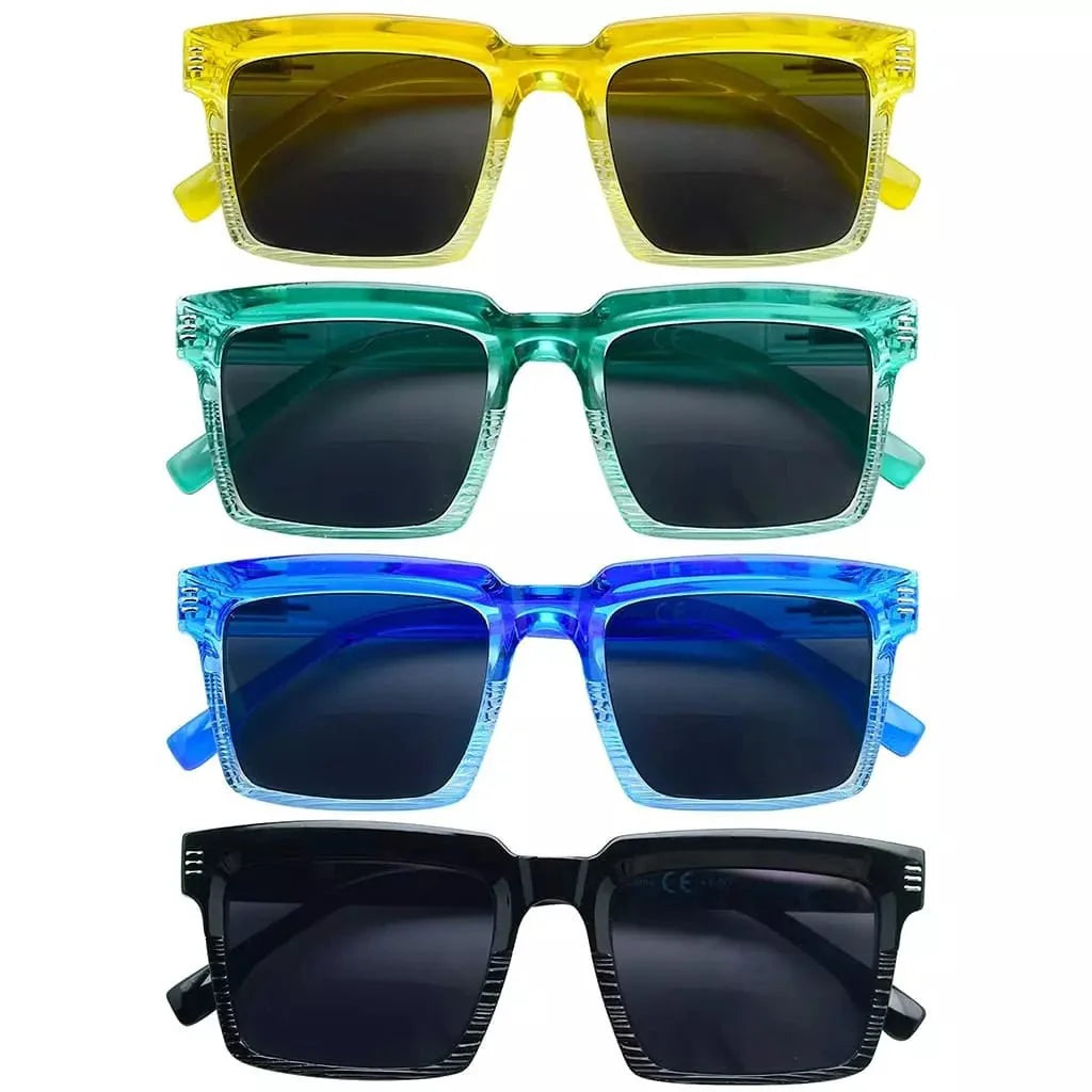 4 Pack Stylish Bifocal Reading Sunglasses SBR2027