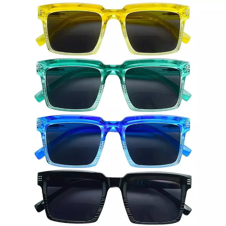 4 Pack Stylish Bifocal Reading Sunglasses SBR2027