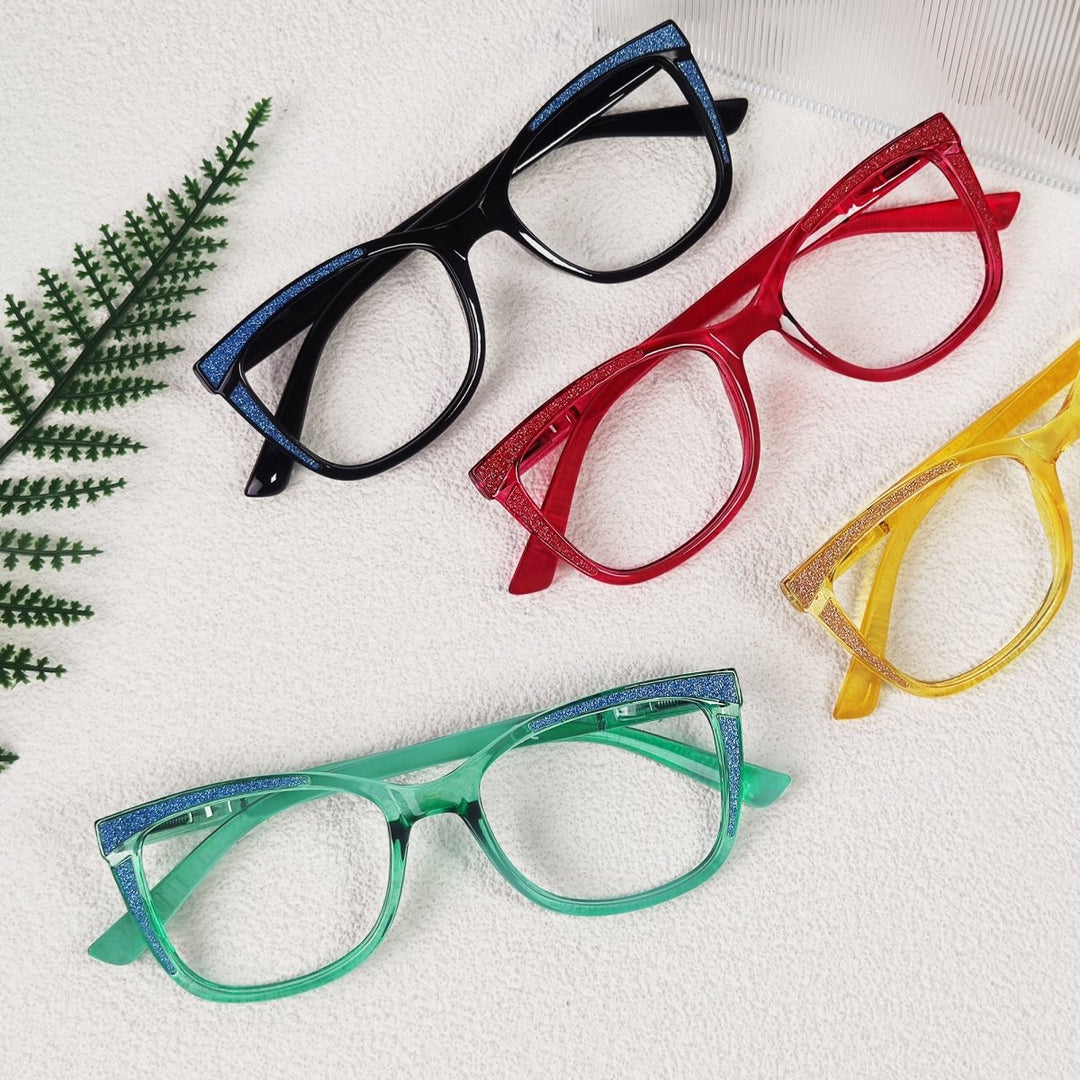 4 Pack Stylish Cat-eye Chic Colorful Reading Glasses R2030