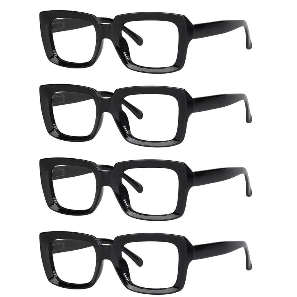 4 Pack Stylish Reading Glasses Fashionable Readers R9107-1