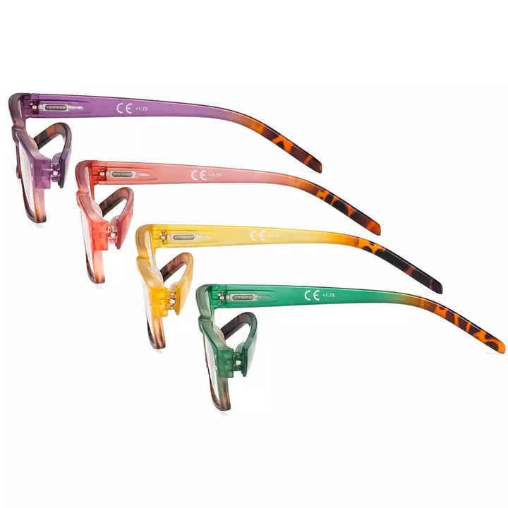 4 Pack Stylish Reading Glasses R012D-A