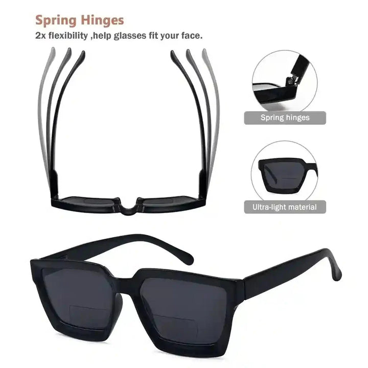 4 Pack Thicker Frame Bifocal Reading Sunglasses SBR2003