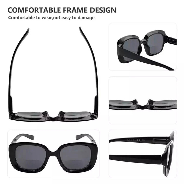 4 Pack Thicker Frame Bifocal Reading Sunglasses SBR2035