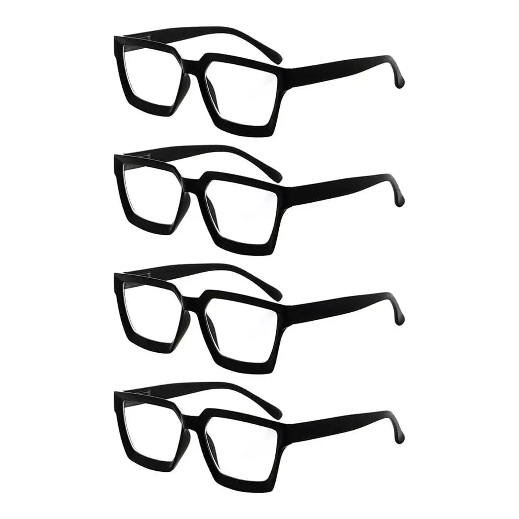 4 Pack Thicker Frame Reading Glasses R2003