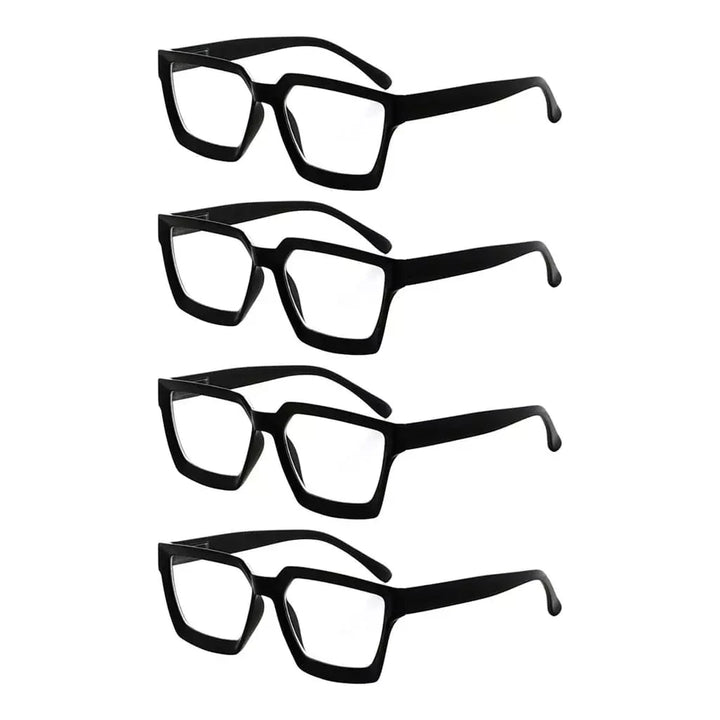 4 Pack Thicker Frame Reading Glasses R2003