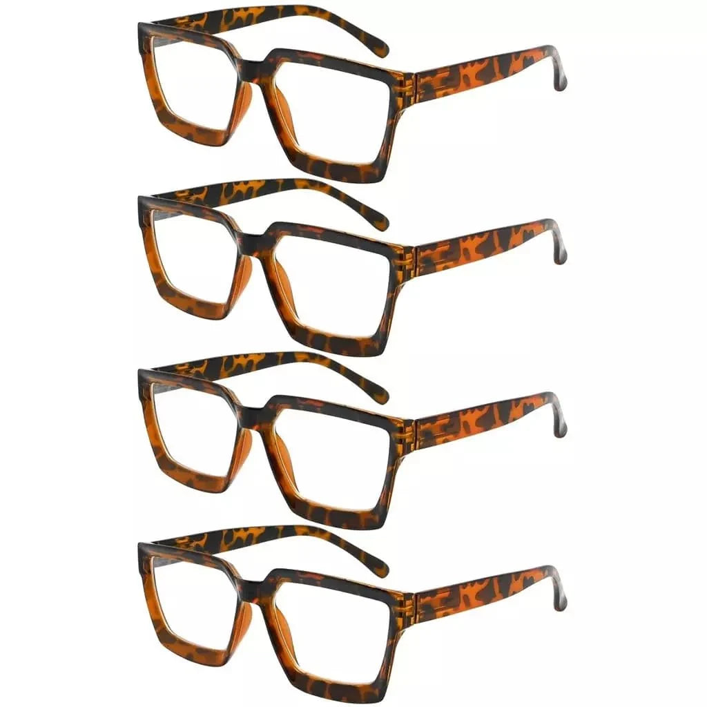 4 Pack Thicker Frame Reading Glasses R2003