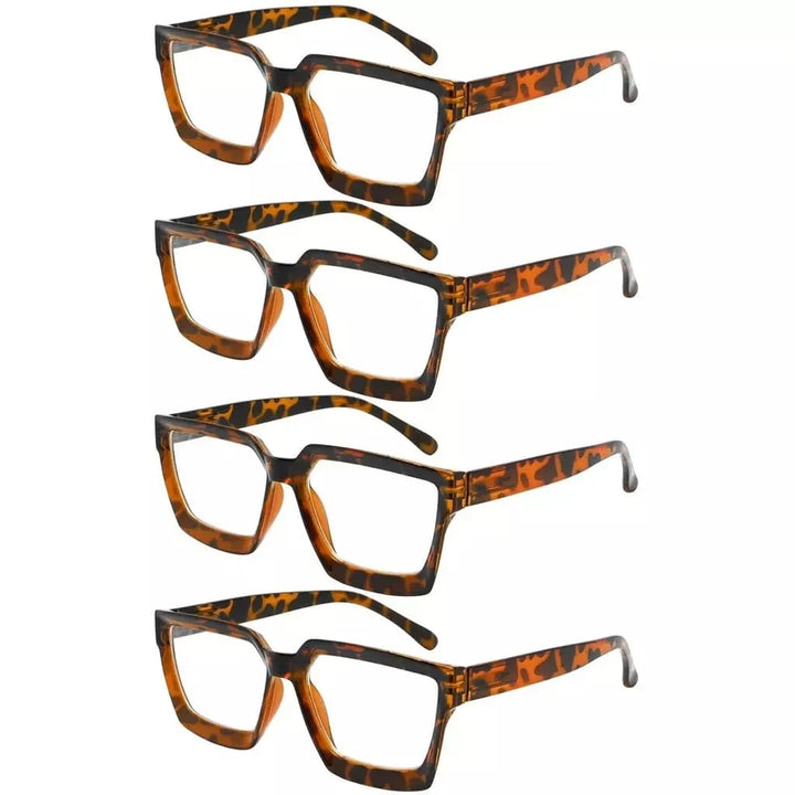 4 Pack Thicker Frame Reading Glasses R2003
