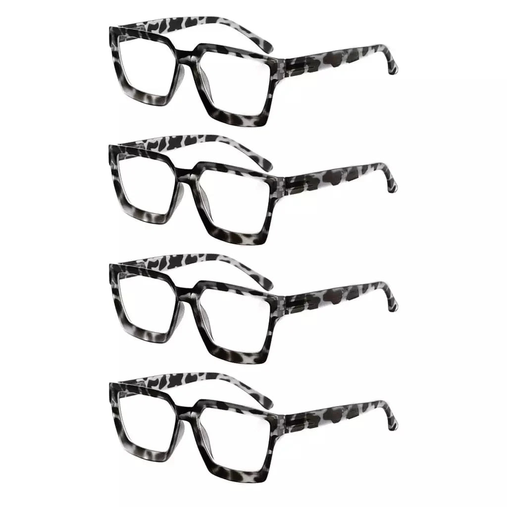 4 Pack Thicker Frame Reading Glasses R2003