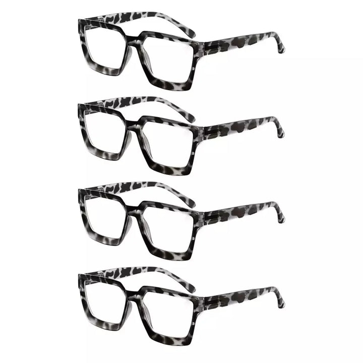 4 Pack Thicker Frame Reading Glasses R2003
