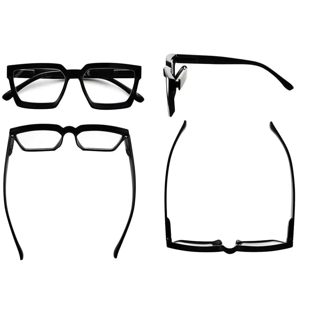 4 Pack Thicker Frame Reading Glasses R2003