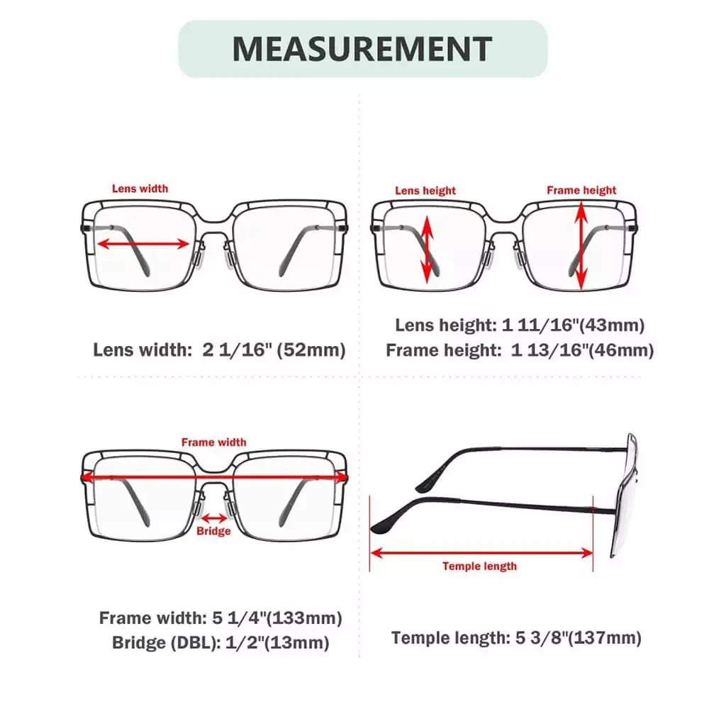 4 Pack Thin Metal Hollow Frame Reading Glasses R2301