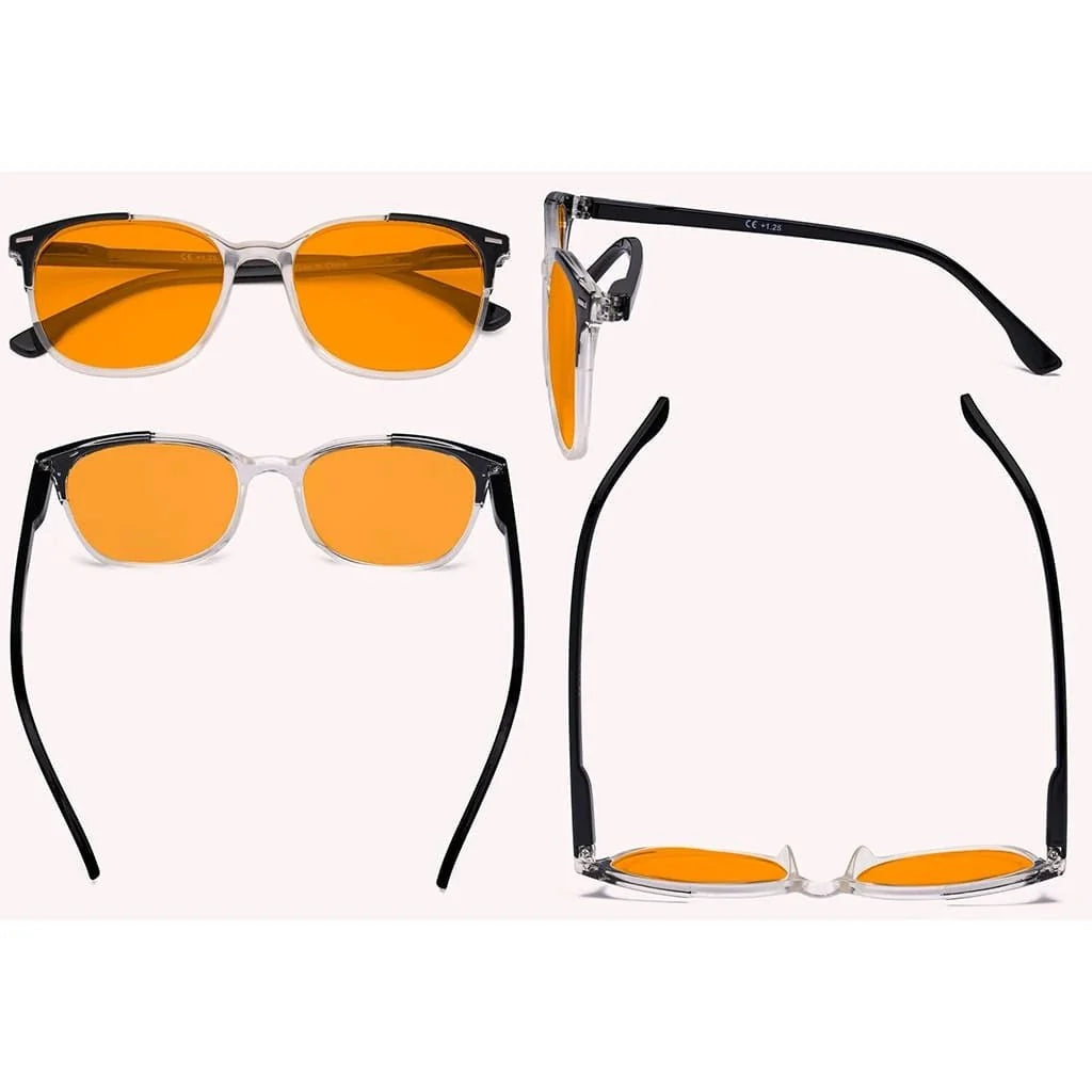 4 Pack Trendy Blue Light Blocking Glasses DS9001C